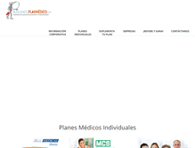 Tablet Screenshot of buscandoplanmedico.com